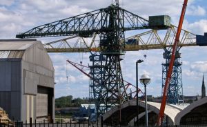 Photograph of Cranes at Wallsend in 2007 (JED1_1235)