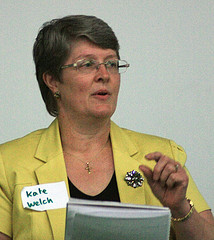 Kate Welch speaking at Big Society In The North in Sheffield, July 2010.
